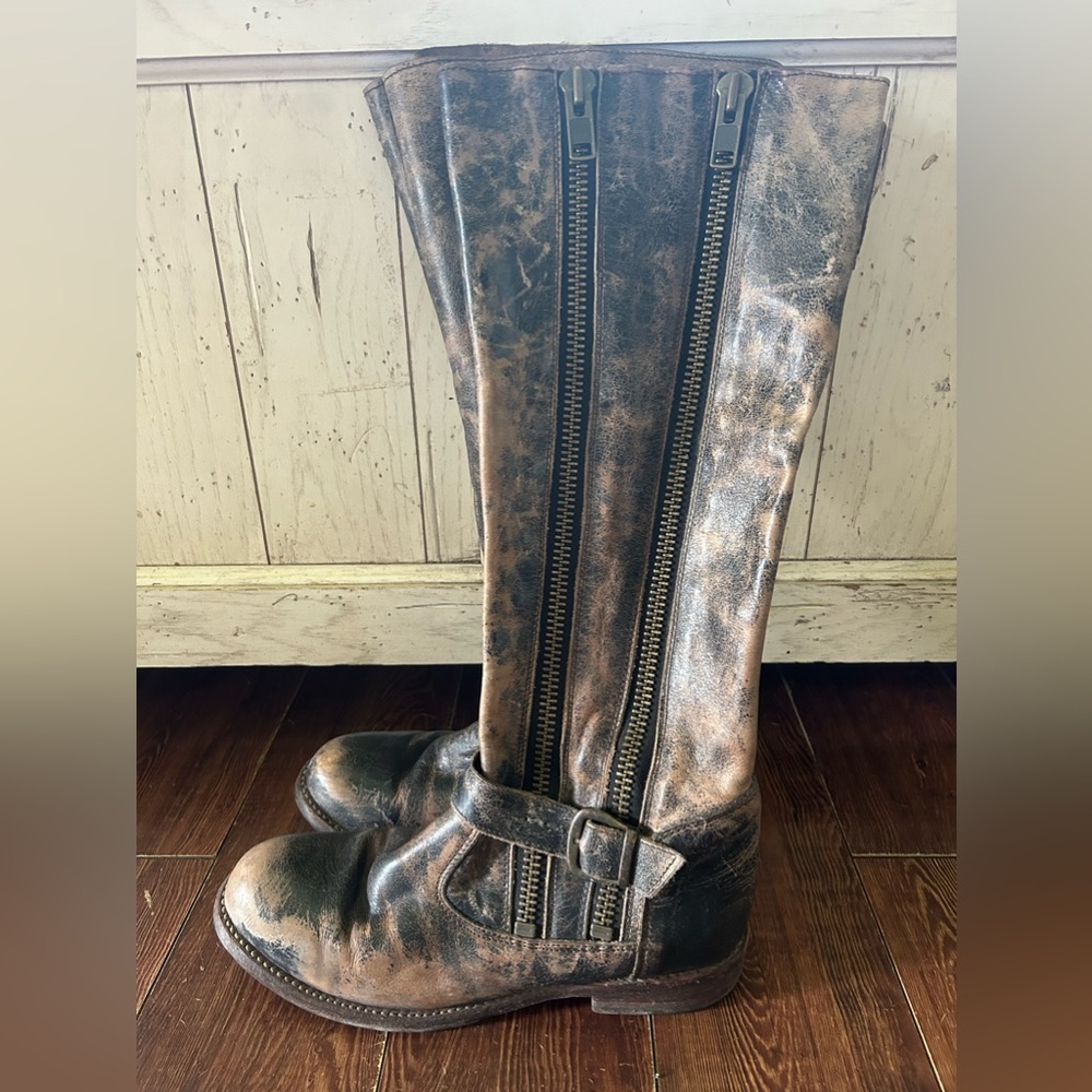 Bed Stu - genuine leather, worn wash boot